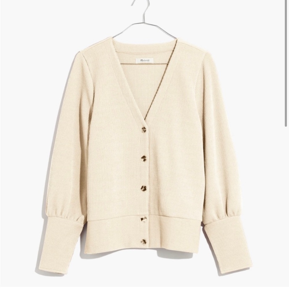 Madewell Cream Cardigan- Perfect for Fall